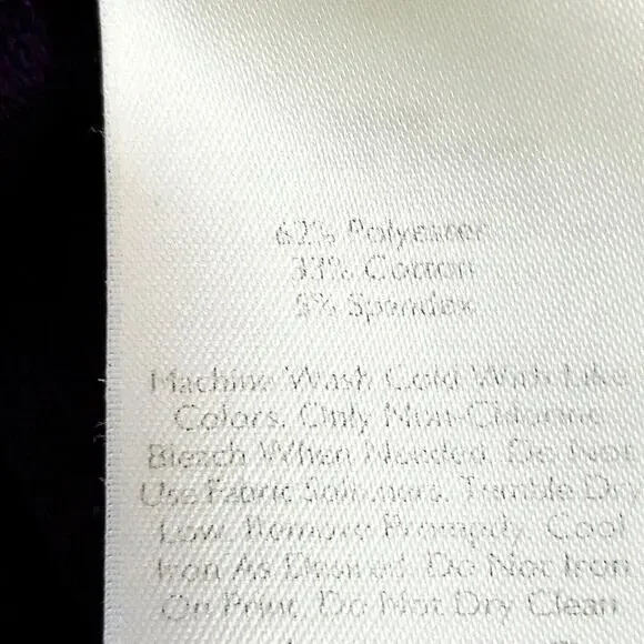 Eddie Bauer purple floral short sleeve hoodie XLT - Picture 11 of 12